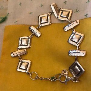 Silpada Silver Geometric Bracelet